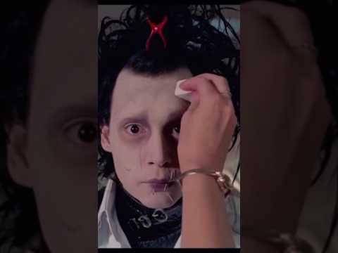 ASMR before it was cool #edwardscissorhands #johnnydepp #timburton #asmr #mua  #90s #avon #calming