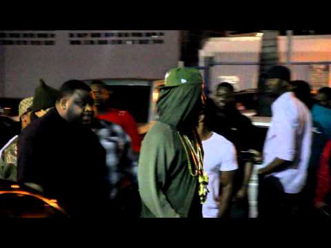 Money Man Back Stage With Wacka Flocka Flames @L' Boulevard