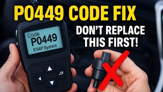 P0449 Code DON’T Replace This First! (Save $$ on EVAP Repairs)