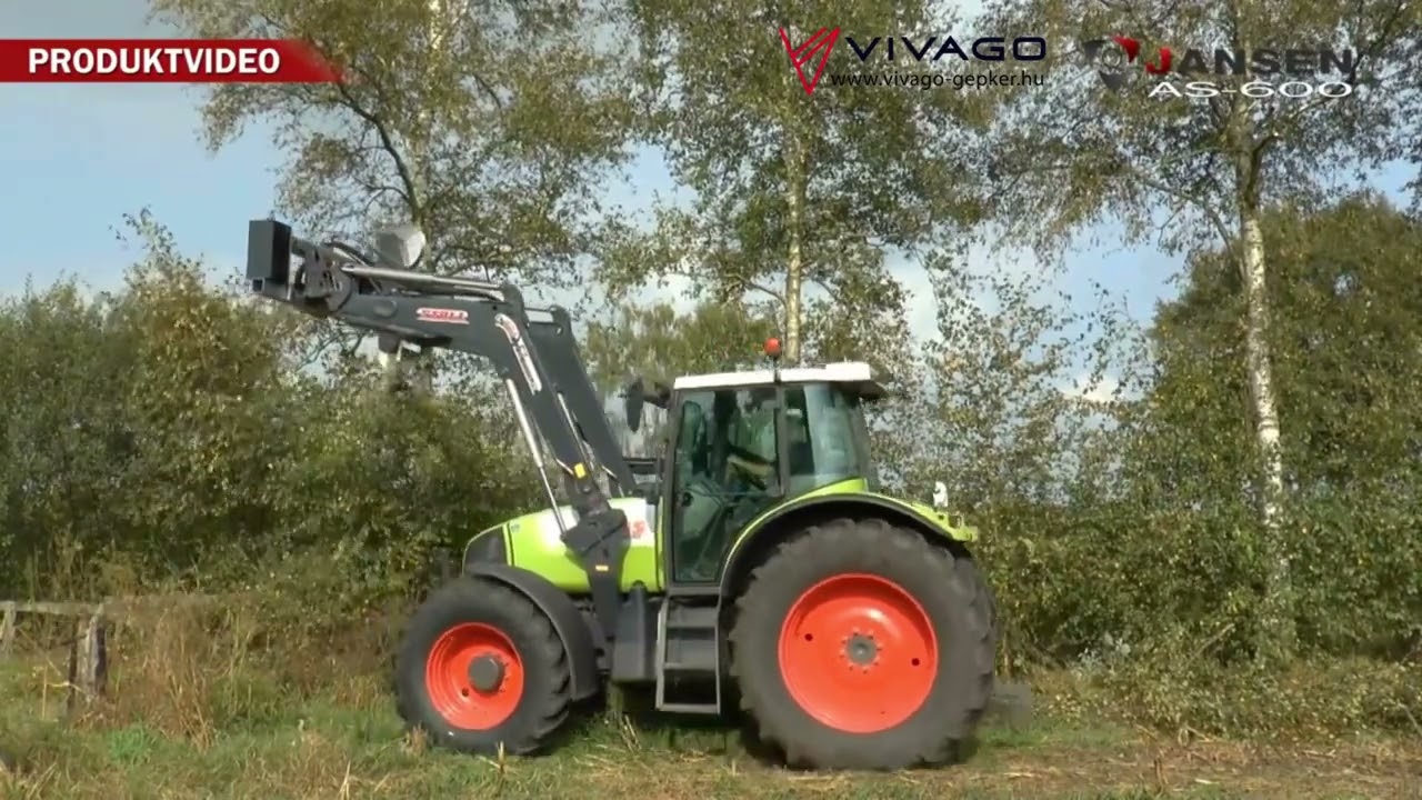 Nožnice na traktor, čelný nakladač - JANSEN AS-600
