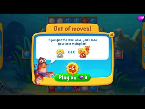 @Fishdom Herman's Bathyschape Broke Down Event Level 1 - 6, Failed on Level 7 😭