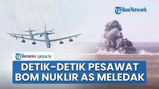 Detik-detik Pesawat Bomber AS Meledak seusai Jatuh di Pangkalan California, Asap Membumbung Tinggi