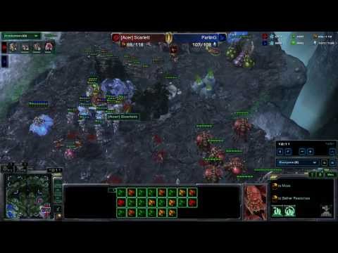 SeKo Starcraft - Scarlett vs Parting - Game 2 - Red Bull Battlegrounds - SC2 HOTS Replay