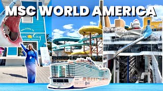 INSIDE MSC WORLD AMERICA | The NEWEST Mega Cruise Ship!
