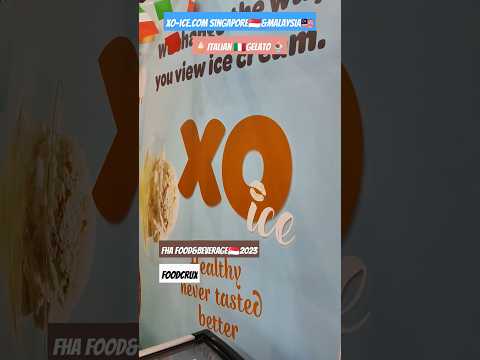 xo-ice.com🍨Italiano🇮🇹Gelato🍦Disponível #singapura 🇸🇬 #malásia 🇲🇾 #fhafnb #foodexpo #foodcrux#icecream