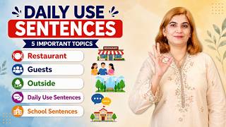 Daily Use English Sentences for Kids & Beginners 📖 Easy Spoken English Practice