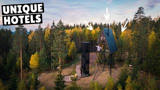 We Slept in 15 of the World’s Most UNIQUE “Hotels” (amazing accommodations!) - YouTube