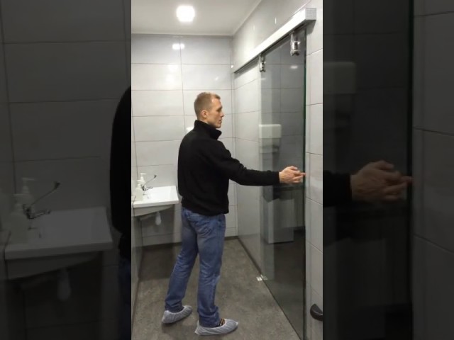 Фото Изготовление и установка автоматических раздвижных стеклянных дверей