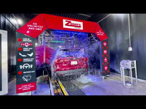 Zoomy's Car Wash - Spring, TX 118ft Coleman Hanna Tunnel ASMR