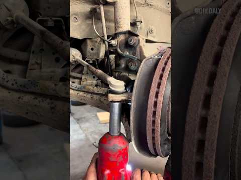 Track rod end removal. I prefer this method over ball joint splitters! #trackrodend #mechanic
