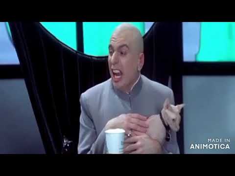 Dr Evil meets Mini Me but the voices are computerised