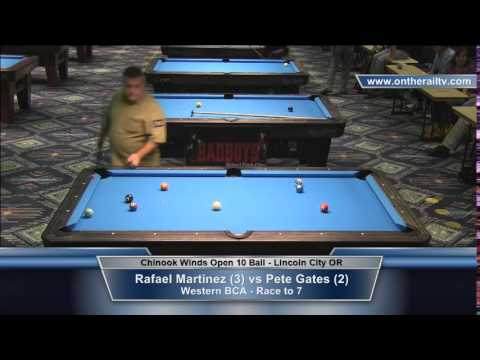 CWO 10 Ball Mens   Martinez vs Gates
