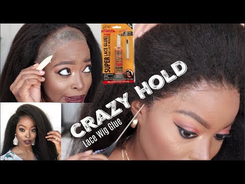 This CRAZY HOLD Lace Glue has my Edges SNATCHED! Start to Finish Detailed Natural Lace Wig Install Video