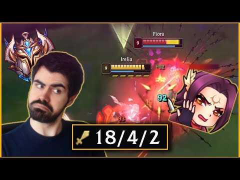 I LANED VS AN LCS TOP LANER AS IRELIA AND THIS HAPPENED