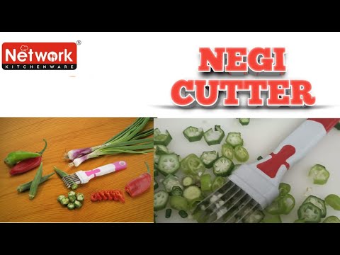 Medium Width Green Onion Vegetable Negi Cutter - K. K. Discount Store