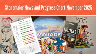 Stonemaier News and Progress Chart-November 2025