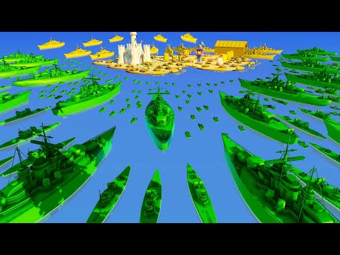 Full-Scale Green Army Men ISLAND INVASION! - Attack on Toys