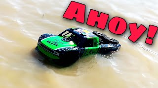 Testing Amazon's AMPHIBIOUS RC car- Ruko C11