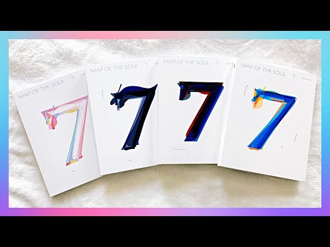 😍✨💙A Bias Wrecking Unboxing of BTS 방탄소년단 Map Of The Soul : 7 (Ver 1,2,3,4)