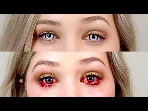 DON'T BUY HALLOWEEN/CRAZY LENSES ONLINE* - How to buy and wear lenses safely Video