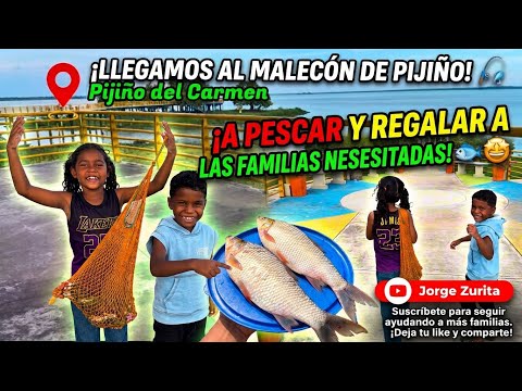 |Estamos en el malecón de pijiño del Carmen regalando pescados a esas familias nesesitadas #apoyanos