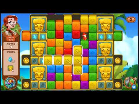 Lost Island Blast Adventure Level 775 - NO BOOSTERS 🏝️ | SKILLGAMING ✔️