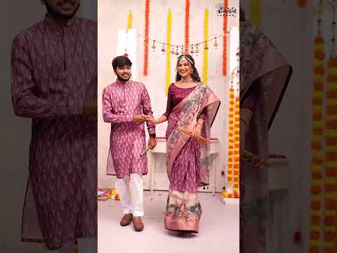 Kalpveli Riddhi 04 Monga Silk Wholesale Matching Kurta Saree Catalog – product video thumbnail