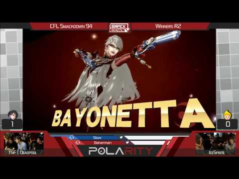 CFL Smackdown 94 WiiU Arcadian - TSF Deadpool (Bayonetta, Falcon) vs IceSprite (Lucas) - Winners R2
