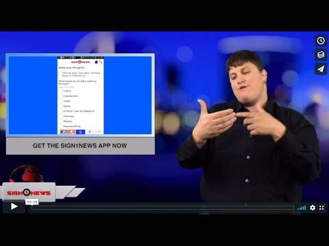 Get the Sign1News app now (ASL - 9.4.18)