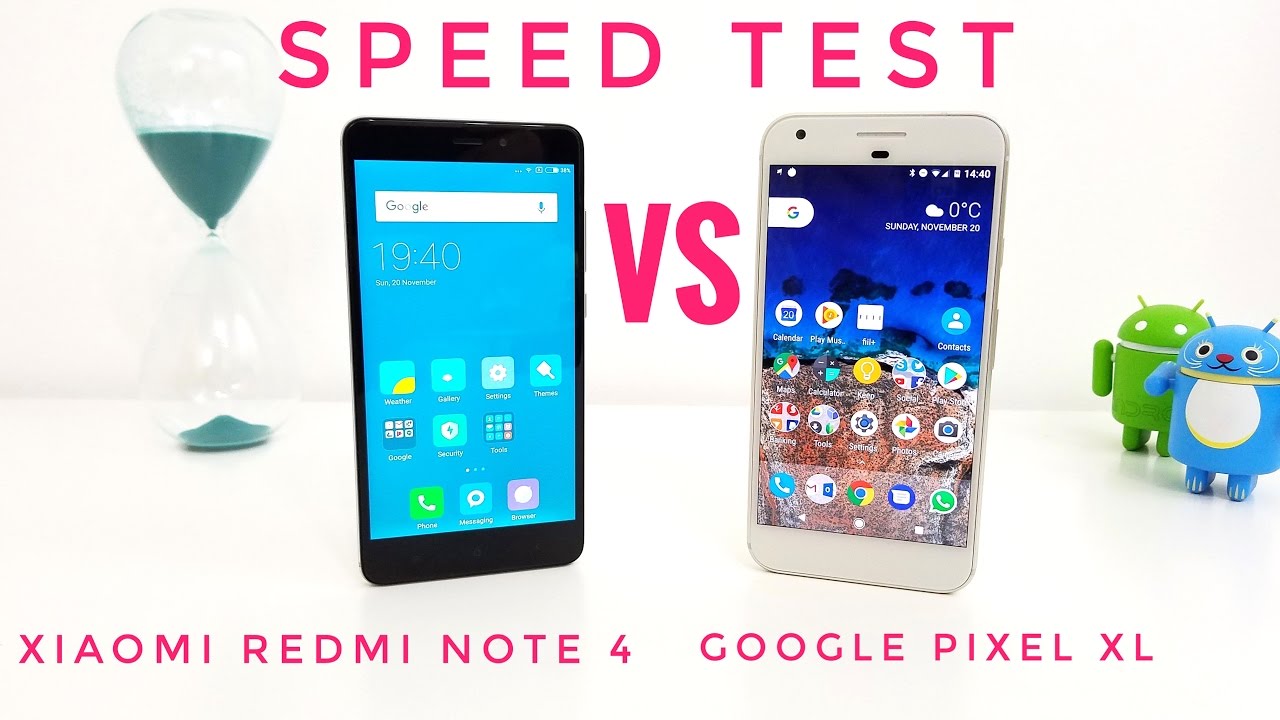 Google Pixel XL VS Xiaomi Redmi Note 4 - Speed Test - Surprising Results!