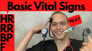 How To Take Vital Signs | Basic Vital Signs | Nursing Assessment