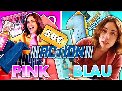 Pink vs. BLAU Challenge bei ACTION! 100€ 💸