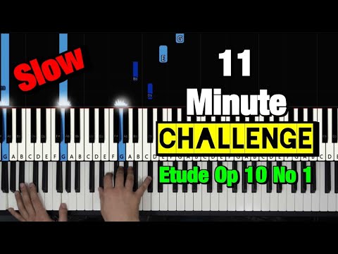 How to Play ETUDE OP 10 NO 1 (Waterfall) by Chopin (Piano Tutorial)