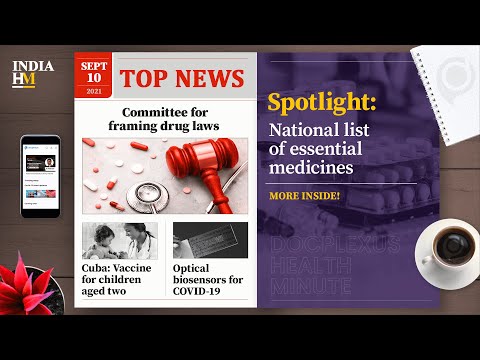 Committee Formed for Framing New Drug Laws, and More