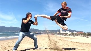 Ginger Ninja Trickster Fights Jake Mace - Awesome!