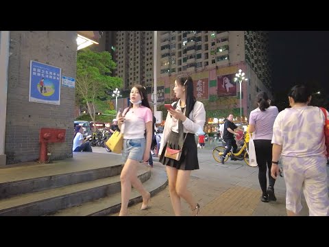 vista da rua da estrada de shenzhen luohu