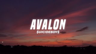 $UICIDEBOY$ - Avalon (Lyrics)
