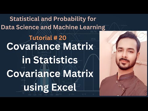Tutorial 20 Covariance Matrix in Statistics | Covariance Matrix using Excel