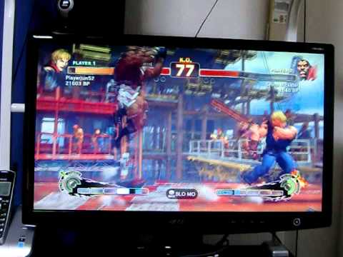 China trickster (bo) vs Playerjun52 (ke) SSFIV Endless Match Xbox Live Jpn