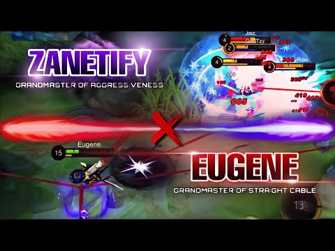EUGENE X ZANETIFY !! GRANDMASTER IN DIFFERENT STYLE COLLABORATION | Fanny Montage || MLBB
