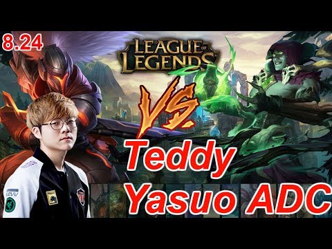 [ SKT T1 Teddy ] Yasuo vs Vladimir ADC Patch8.24 KR Ranker - KDA 13 / 4 / 8