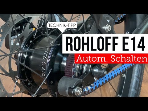 What can a Rohloff E14 semi-automatic gear system with e-shift do on an e-bike with a Kiox display?