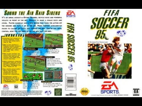 FIFA Soccer 95 (Sega Genesis) - Brazil vs. England