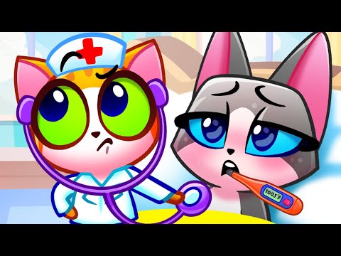 Mommy Is Sick || Stories For Kids by Purr Purr