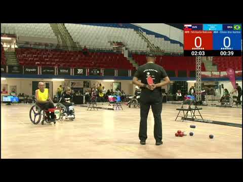 Fantastic Boccia "Lob" and "ROLL ON TOP" shot