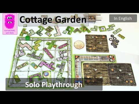 Cottage Garden, Solo Playthrough (In English, board game) - YouTube