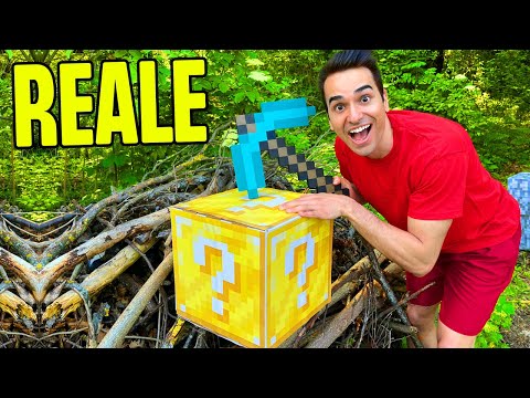 APRO I LUCKY BLOCK DI MINECRAFT NELLA VITA REALE