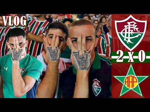 DE VOLTA AO MARACANÃ! Fluminense 2x0 Portuguesa-RJ - VLOG NA ARQUIBANCADA