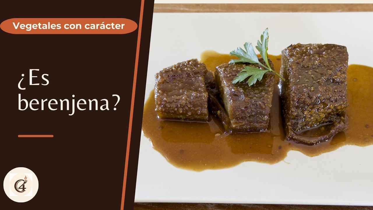Solomillo de berenjena glaseado: puro umami