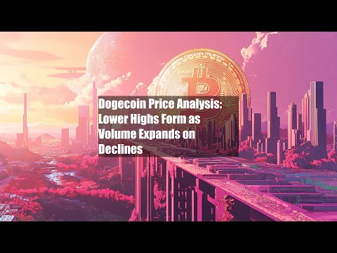 Analiza ceny Dogecoina: Formowanie się niższych maksimów w miarę wzrostu wolumenu na spadkach